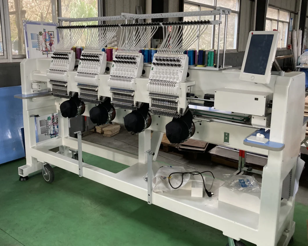 China Factory 4 Head Used Zsk Tajima Similar Embroidery Machine Price Made in China High Quality/Sewing Machine/Computerized Embroidery Machine